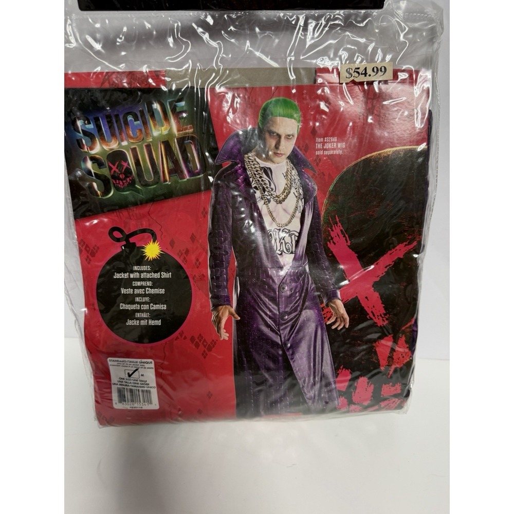 The Joker Adult Men's Costume Suicide Squad By Rubies -SIZE MEDIUM H3